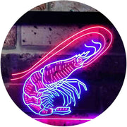 Shrimp Seafood Ocean Display LED Light Sign - LED Gift Works