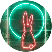 Rabbit Moon Window Display LED Light Sign - LED Gift Works
