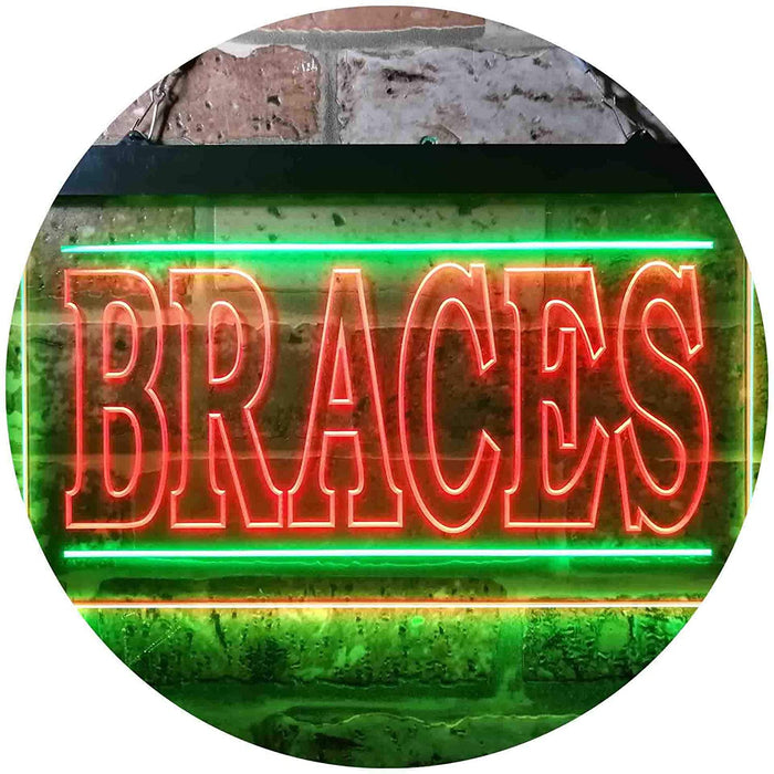 Orthodontist Braces LED Light Sign - Way Up Gifts