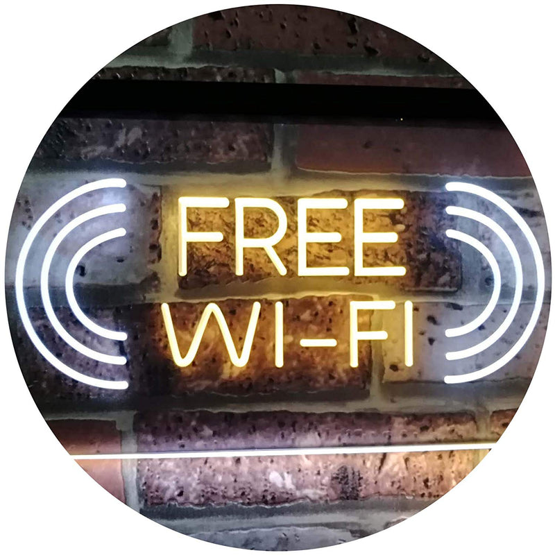 Internet Free Wi-Fi LED Light Sign - LED Gift Works