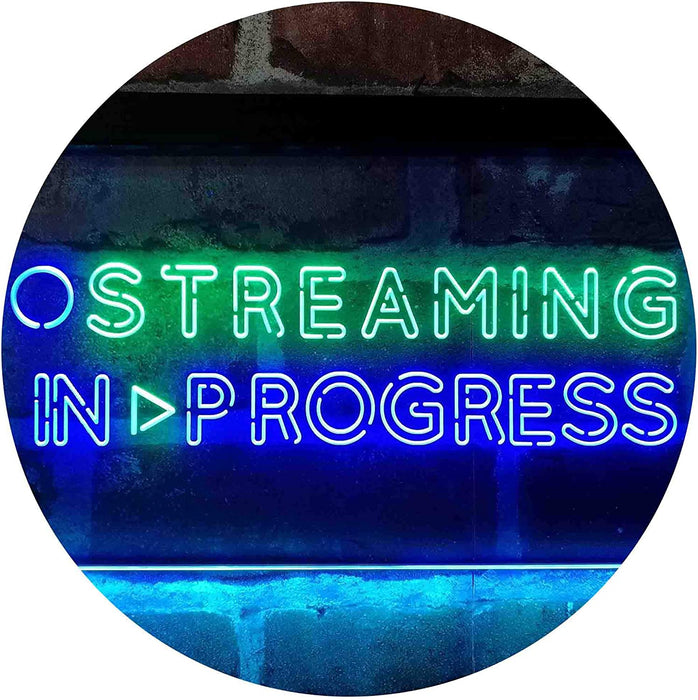 Streaming in Progress Display LED Light Sign - Way Up Gifts