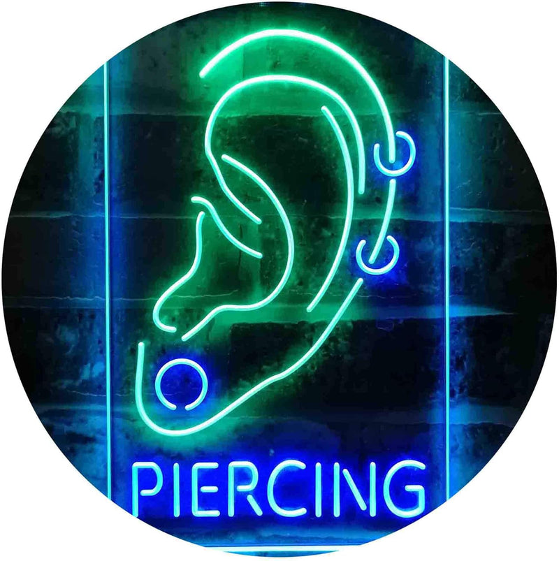 Ear Piercing Display LED Light Sign - LED Gift Works