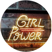 Girl Power LED Light Sign - LED Gift Works