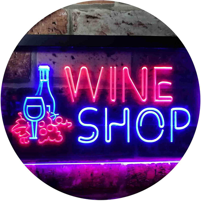 Wine Shop LED Light Sign - Way Up Gifts