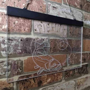 Fishing Camp Cabin LED Light Sign - LED Gift Works