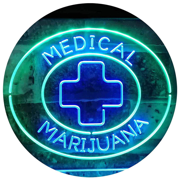 Medical Marijuana LED Light Sign - Way Up Gifts