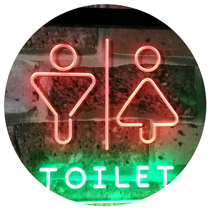 Male Female Restrooms Toilet LED Light Sign - Way Up Gifts
