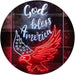 God Bless America Eagle LED Light Sign - Way Up Gifts
