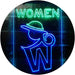 Retro Women Toilet Restroom LED Light Sign - Way Up Gifts