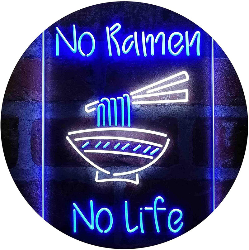 No Ramen No Life Shop LED Light Sign - LED Gift Works