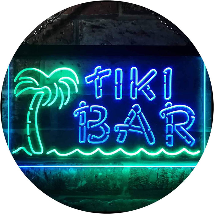 Tiki Bar Palm Tree LED Light Sign - Way Up Gifts