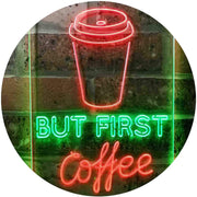 But First Coffee LED Light Sign - LED Gift Works