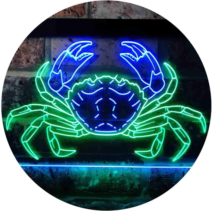 Crab Seafood Ocean Display LED Light Sign - Way Up Gifts