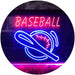 Baseball Man Cave Sports Wall Decor LED Light Sign - Way Up Gifts