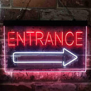 Entrance Right Arrow LED Light Sign - LED Gift Works