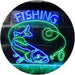Fishing Camp Cabin LED Light Sign - Way Up Gifts