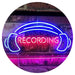 Headphones Recording LED Light Sign - Way Up Gifts