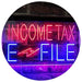 Income Tax E-File LED Light Sign - Way Up Gifts