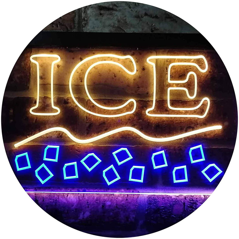 Ice Bags Supply Shop LED Light Sign - LED Gift Works