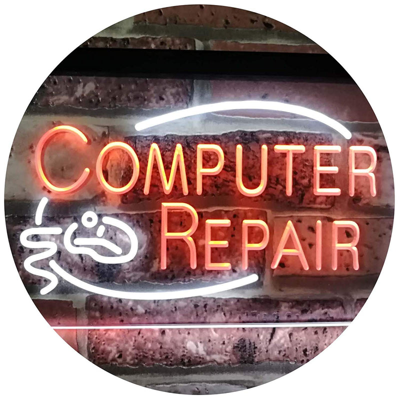 Computer Repair LED Light Sign - LED Gift Works
