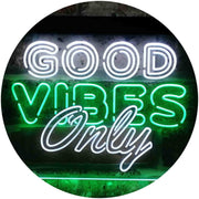 Good Vibes Only Party Room LED Light Sign - LED Gift Works