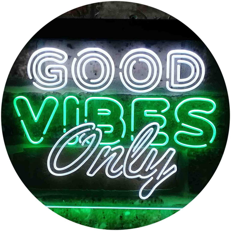Good Vibes Only Party Room LED Light Sign - LED Gift Works
