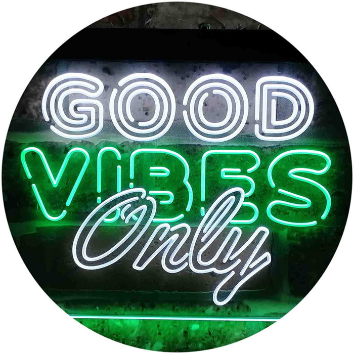 Good Vibes Only Party Room LED Light Sign - Way Up Gifts