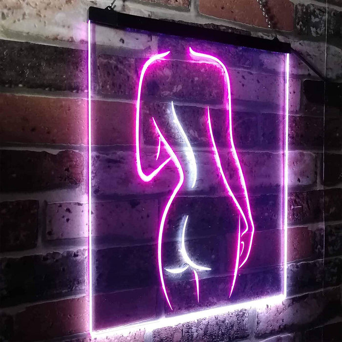 Lady Back Sexy Girls Man Cave LED Light Sign - Way Up Gifts