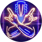 Musician Rock Hands Guitarist Metal Hard Rock Music LED Light Sign - LED Gift Works
