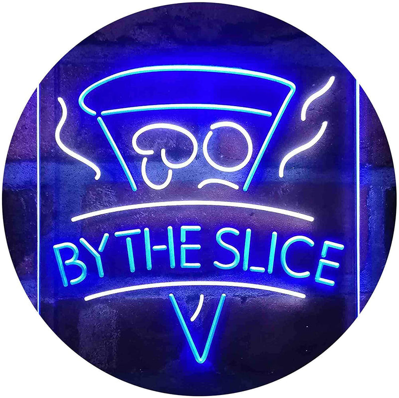 Pizza by The Slice LED Light Sign - LED Gift Works