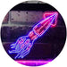 Squid Animal Ocean Display LED Light Sign - Way Up Gifts