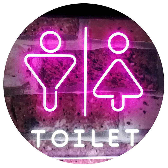 Male Female Restrooms Toilet LED Light Sign - Way Up Gifts