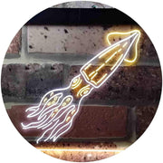 Squid Animal Ocean Display LED Light Sign - LED Gift Works