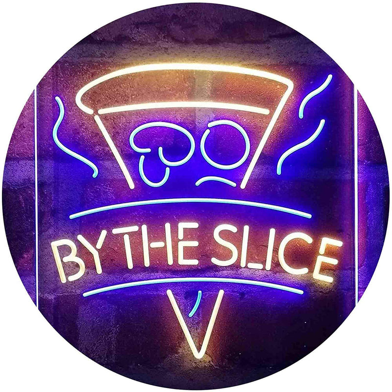 Pizza by The Slice LED Light Sign - LED Gift Works