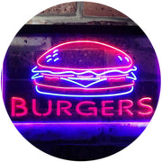 Hamburgers Burgers LED Light Sign - LED Gift Works