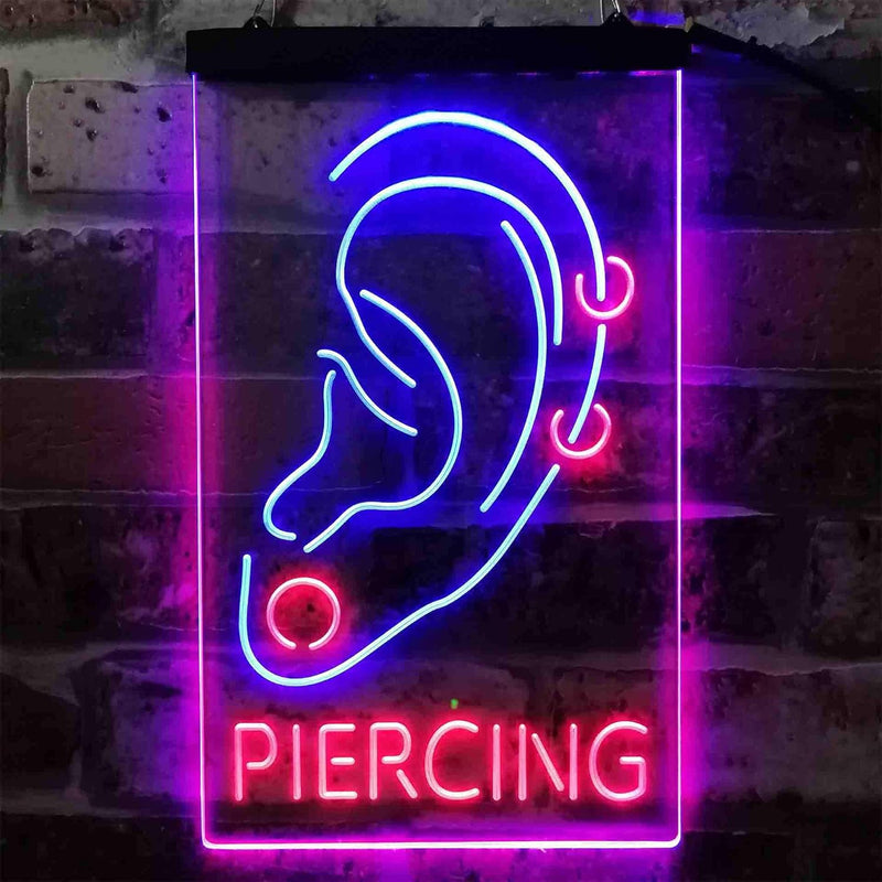 Ear Piercing Display LED Light Sign - LED Gift Works