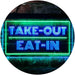 Take Out Eat In LED Light Sign - Way Up Gifts