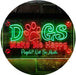 Humor Dogs Make Me Happy LED Light Sign - Way Up Gifts