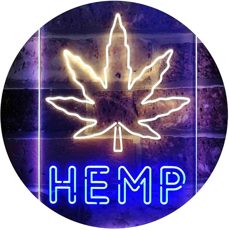 Hemp LED Light Sign - LED Gift Works