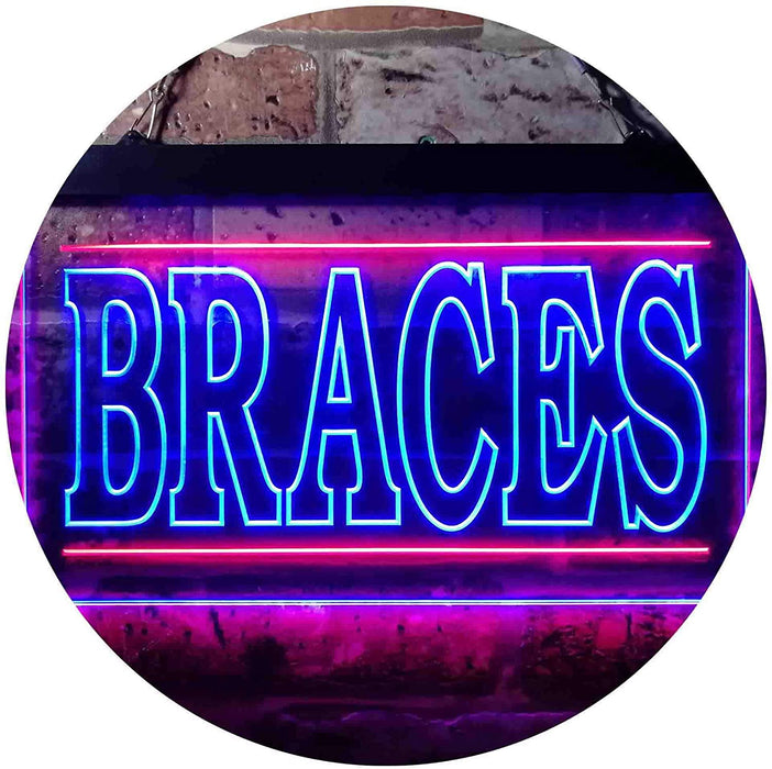 Orthodontist Braces LED Light Sign - Way Up Gifts