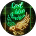 God Bless America Eagle LED Light Sign - Way Up Gifts