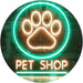 Paw Print Pet Shop LED Light Sign - Way Up Gifts