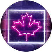 Canada Canadian Maple Leaf LED Light Sign - LED Gift Works