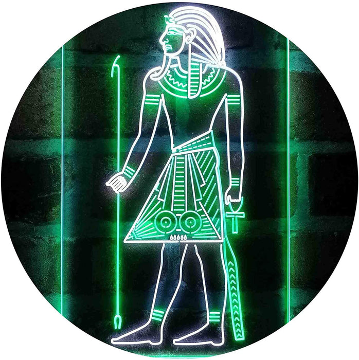 Egyptian Pyramids Ancient Egypt Menes Pharaoh LED Light Sign - Way Up Gifts