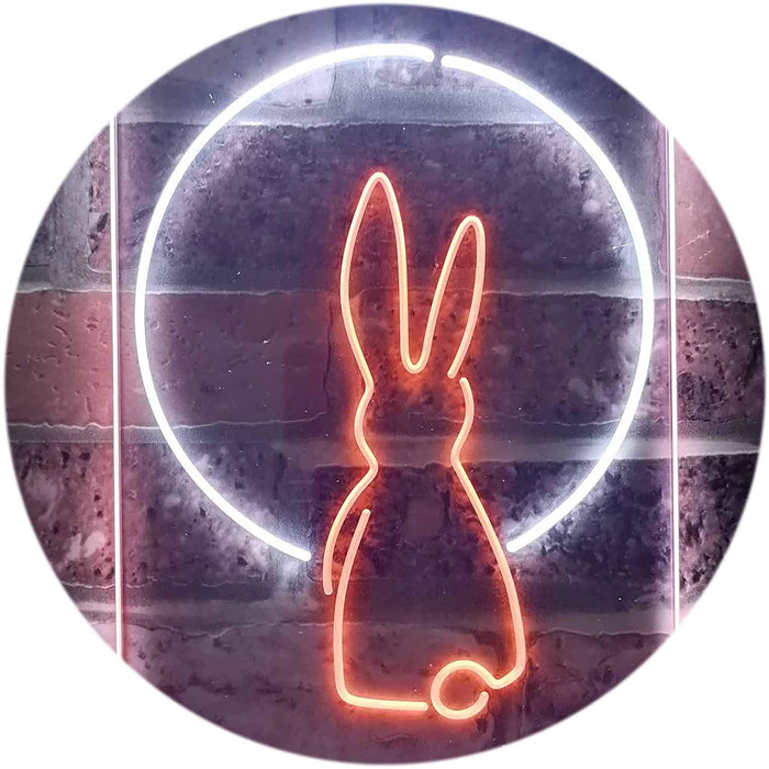 Rabbit Moon Window Display LED Light Sign - Way Up Gifts