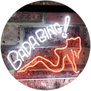 Sexy Girl Bada Bing Man Cave LED Light Sign - LED Gift Works