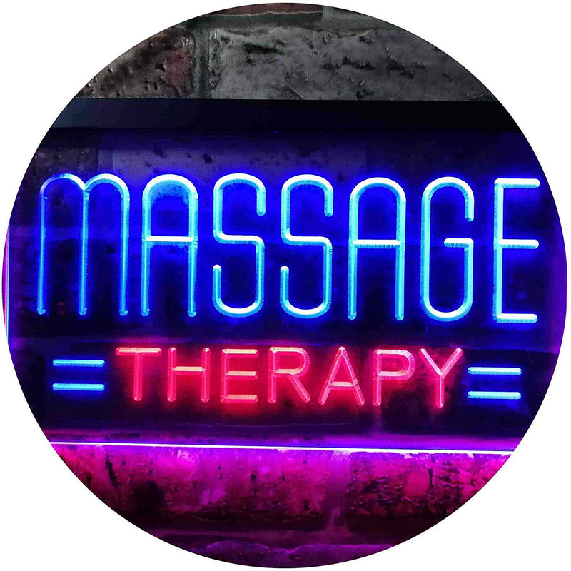Massage Therapy LED Light Sign - LED Gift Works