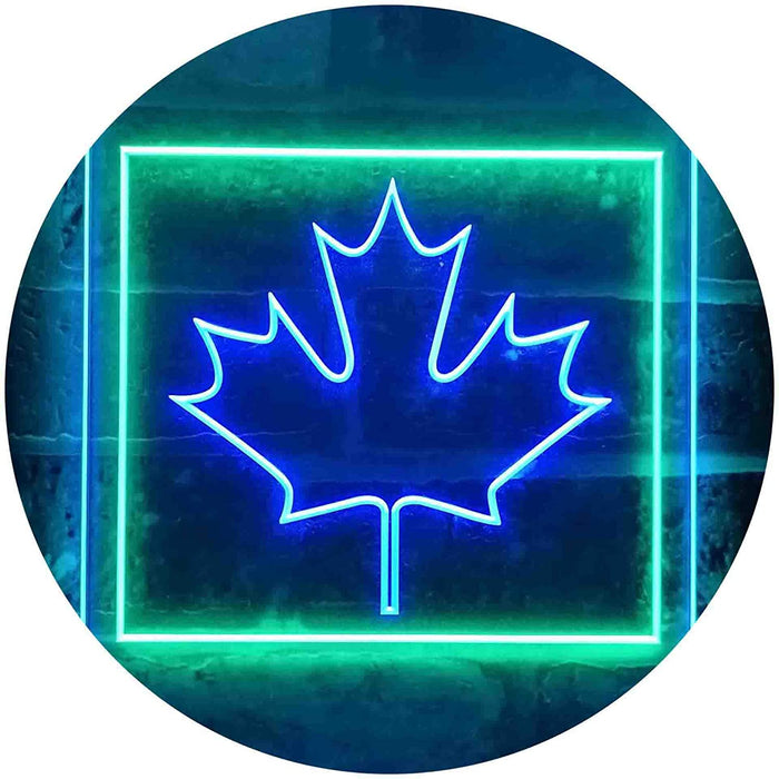 Canada Canadian Maple Leaf LED Light Sign - Way Up Gifts