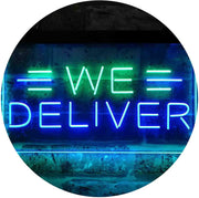 Restaurant Food Delivery We Deliver LED Light Sign - LED Gift Works