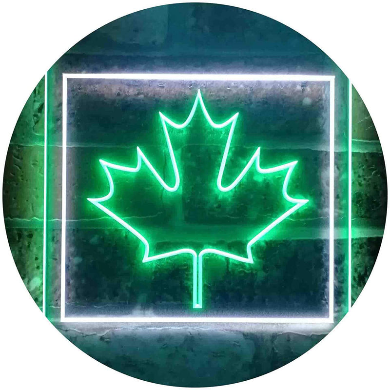 Canada Canadian Maple Leaf LED Light Sign - LED Gift Works